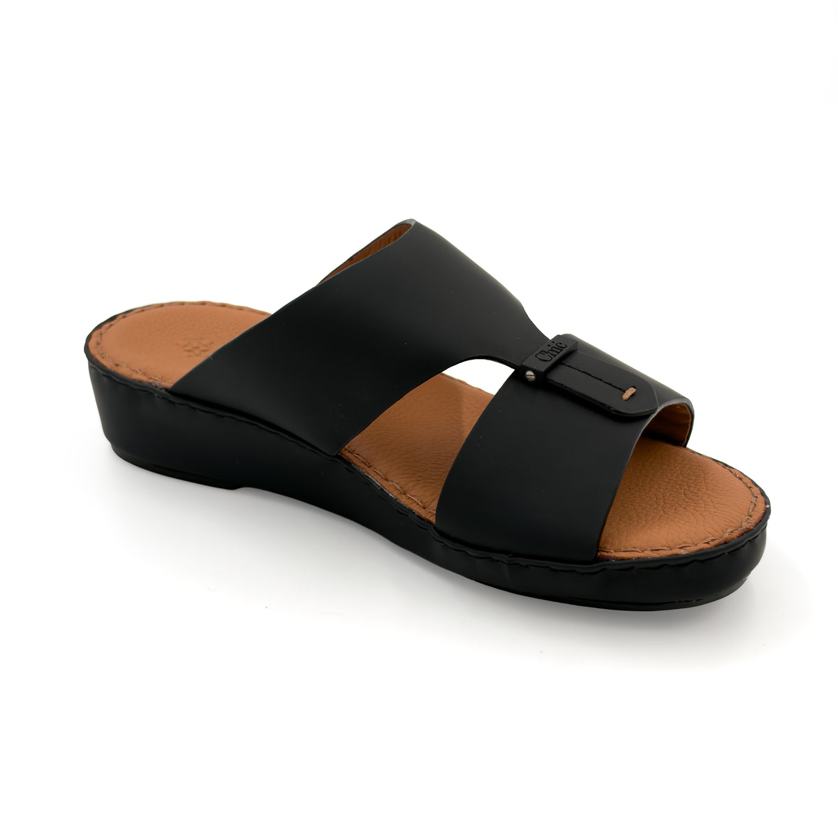 Kids Genuine Rubber Finish Leather Arabic Sandal