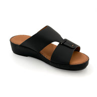 Kids Genuine Rubber Finish Leather Arabic Sandal