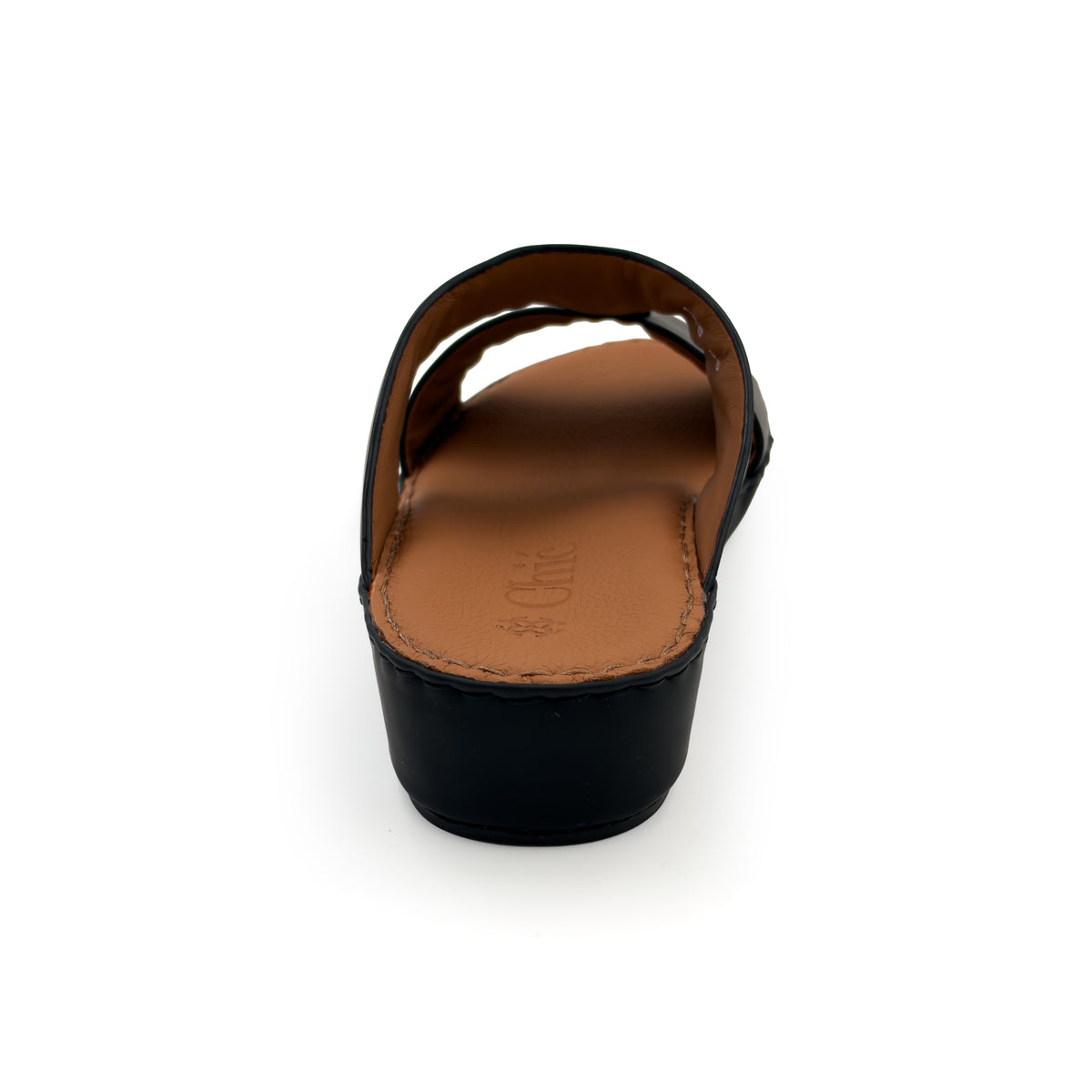 Kids Genuine Rubber Finish Leather Arabic Sandal