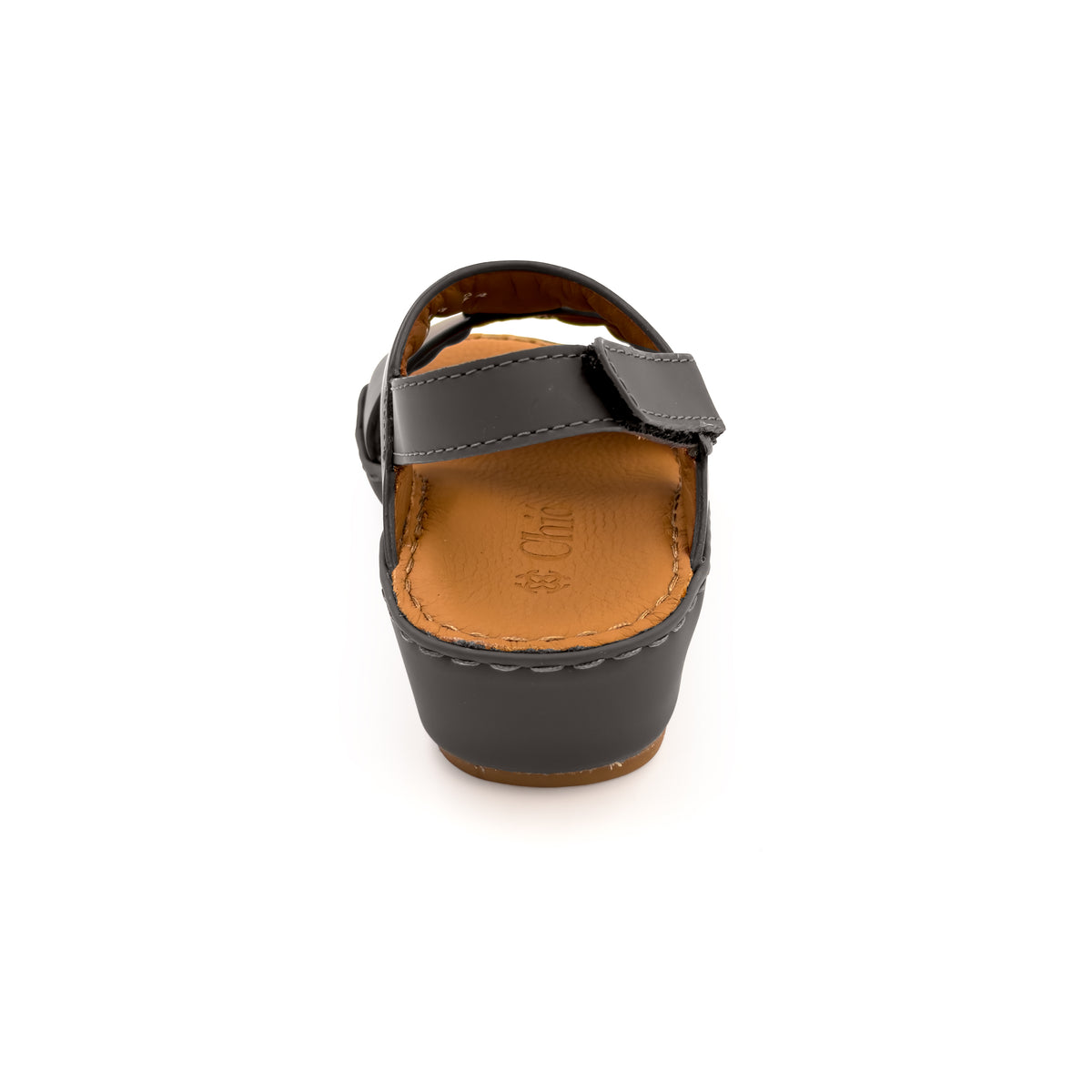 Kids Genuine Rubber Finish Leather Arabic Sandal