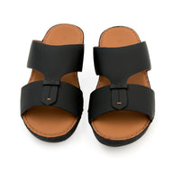 Kids Genuine Rubber Finish Leather Arabic Sandal