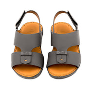 Kids Genuine Rubber Finish Leather Arabic Sandal