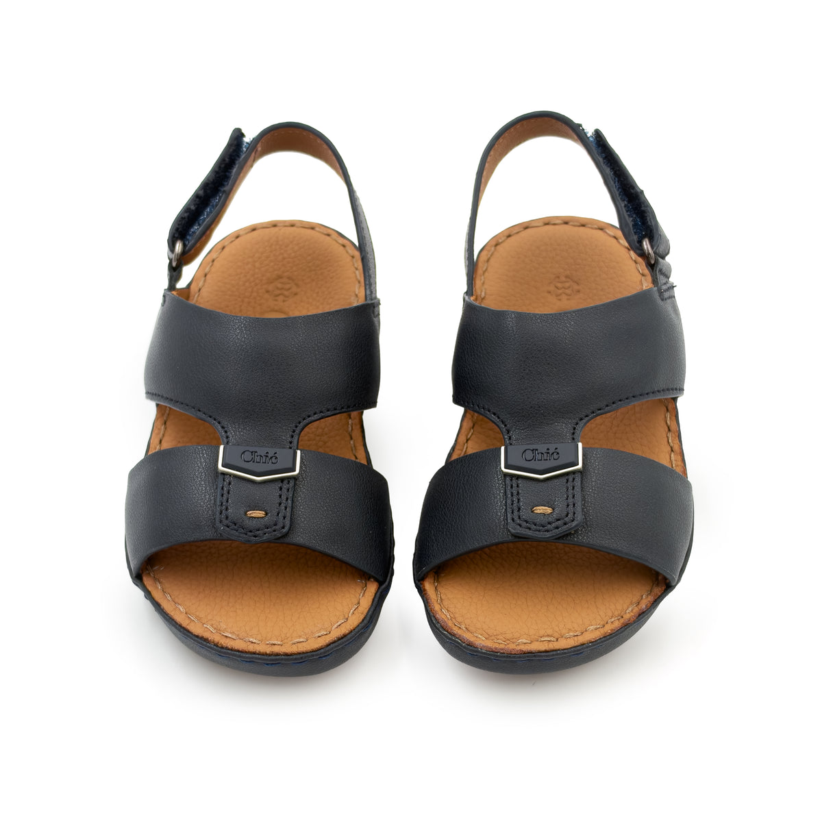Kids Genuine Rubber Finish Leather Arabic Sandal
