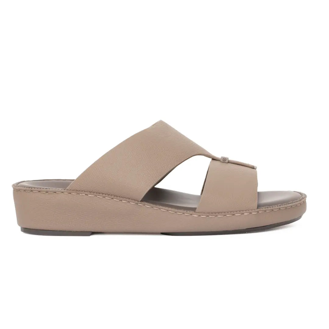 Chic Men Arabic Sandals Saffiano Leather