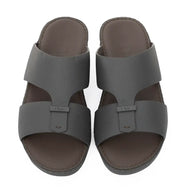 Chic Men Arabic Sandals Saffiano Leather
