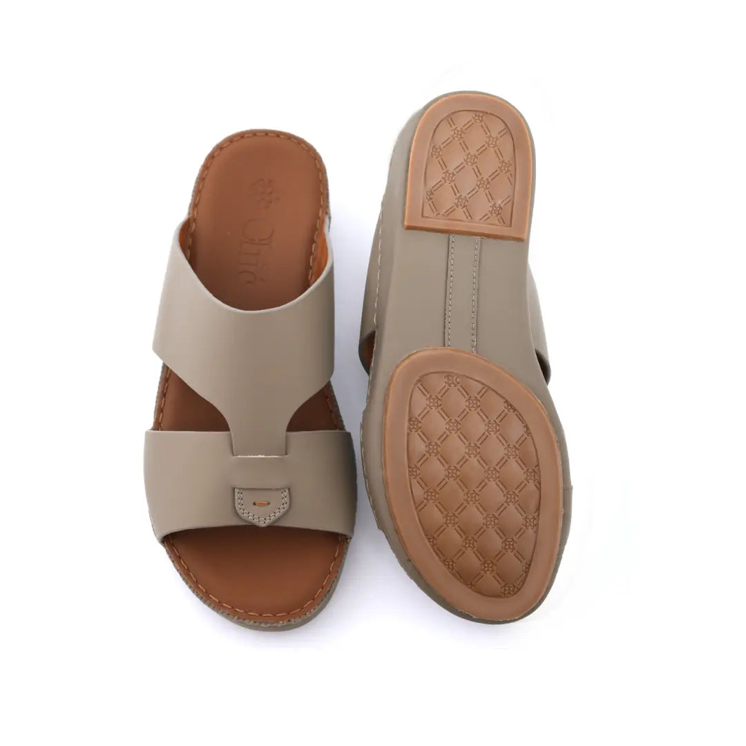 Chic Genuine Nappa Leather Men Sandals