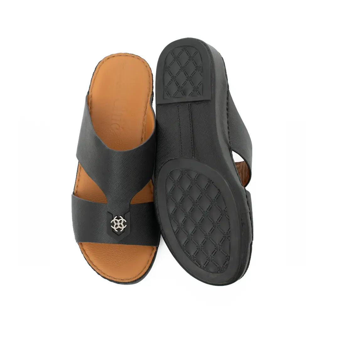 Genuine Calf Leather Elegant Slippers For Men