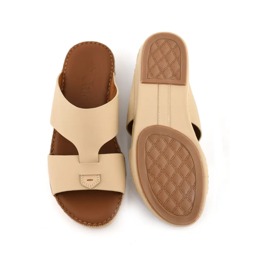 Chic Genuine Nappa Leather Men Sandals