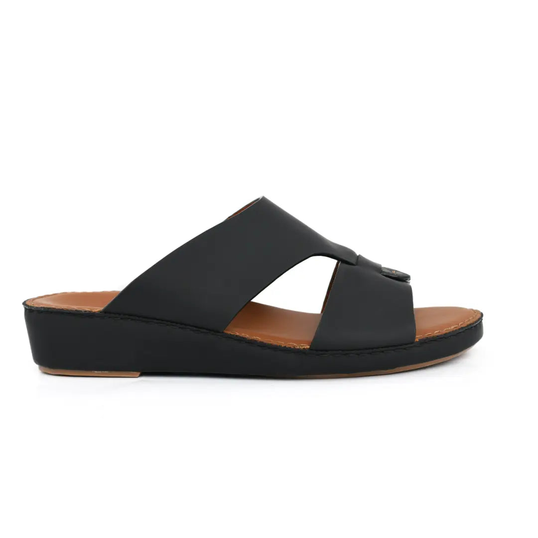 Chic Genuine Nappa Leather Men Sandals