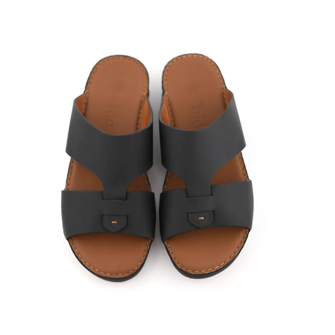 Chic Genuine Nappa Leather Men Sandals