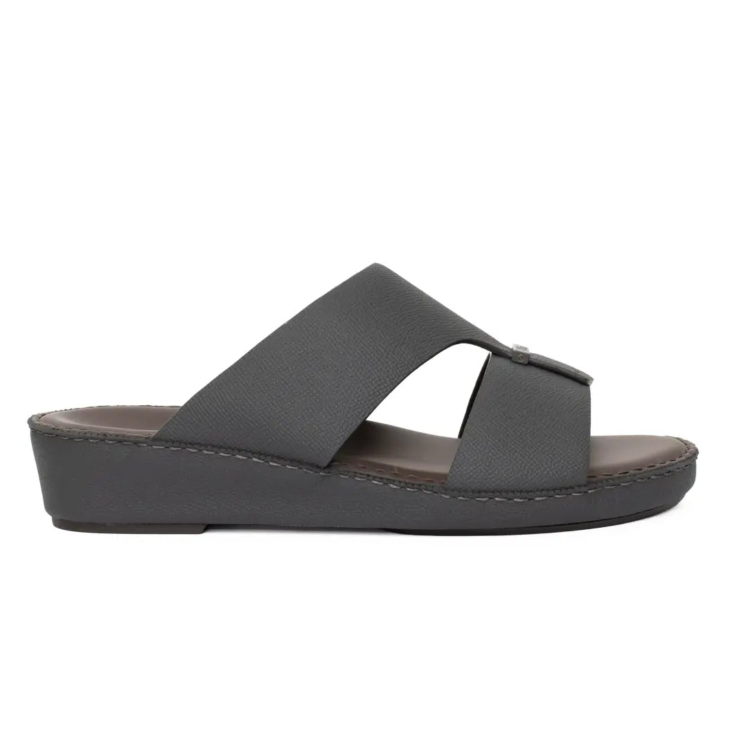 Chic Men Arabic Sandals Saffiano Leather
