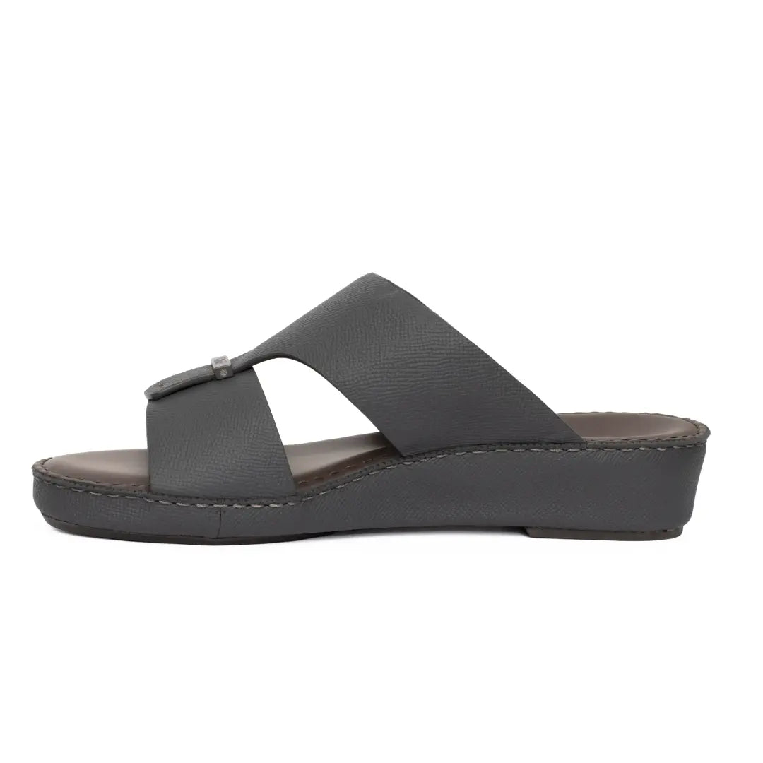 Chic Men Arabic Sandals Saffiano Leather