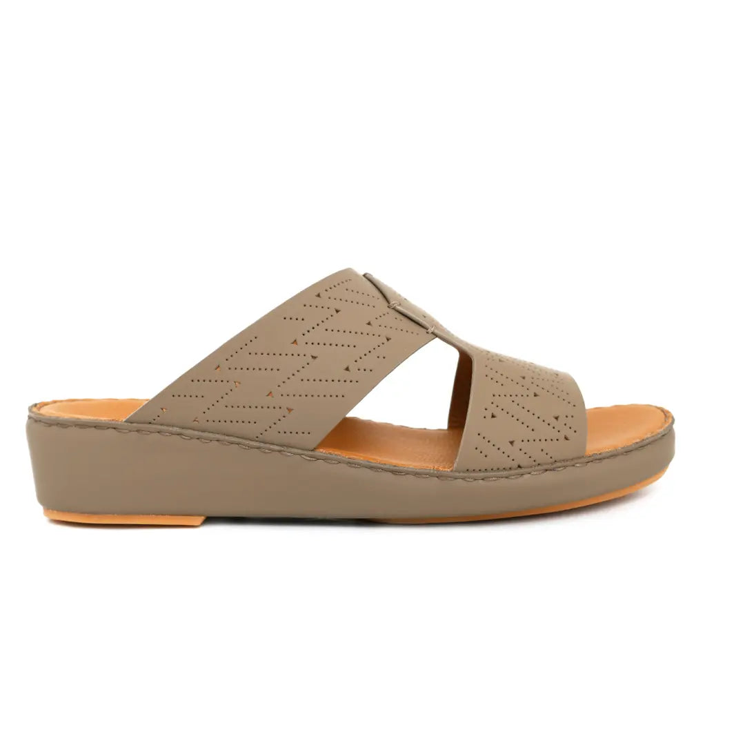 Genuine Calf Leather Men Arabic Sandals