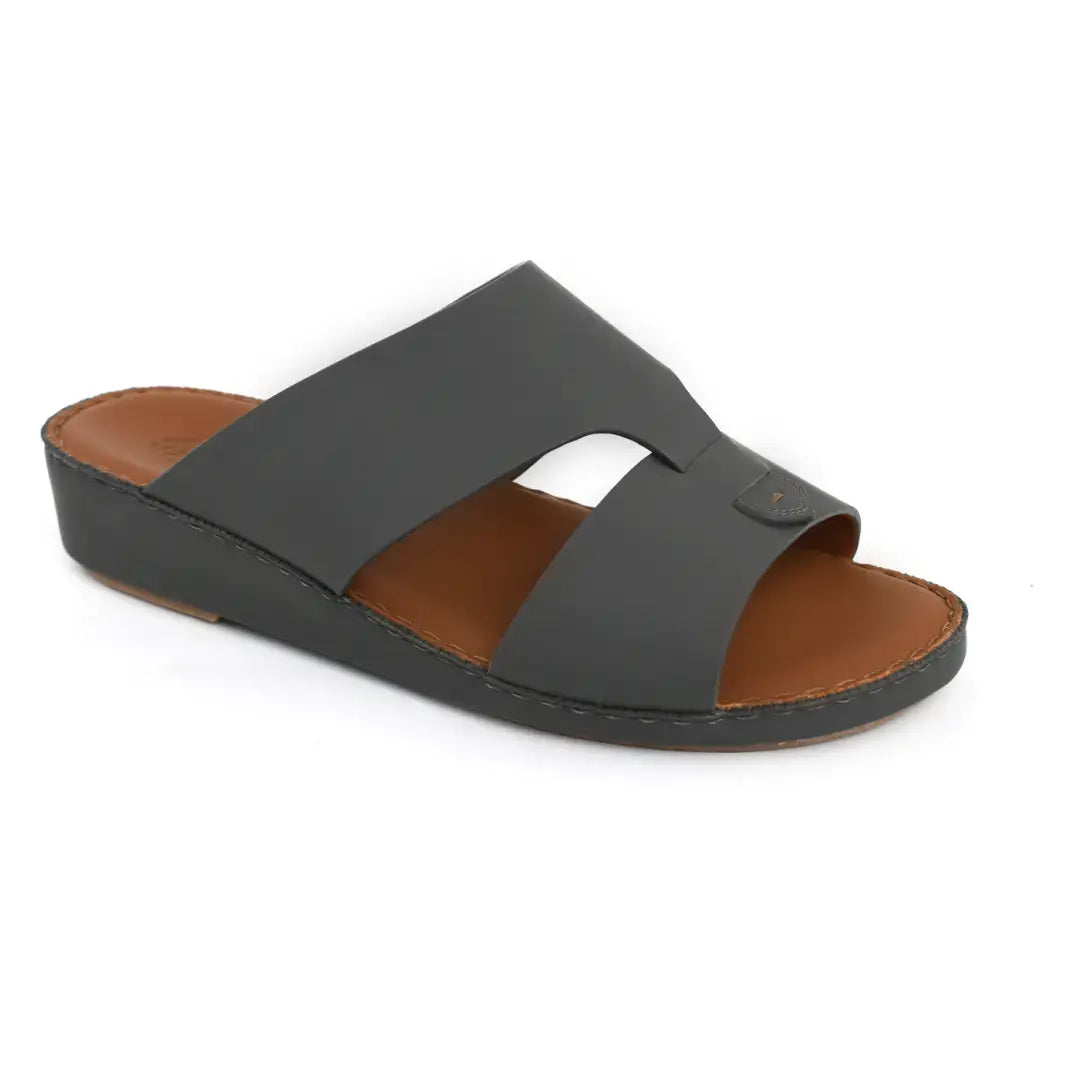 Chic Genuine Nappa Leather Men Sandals