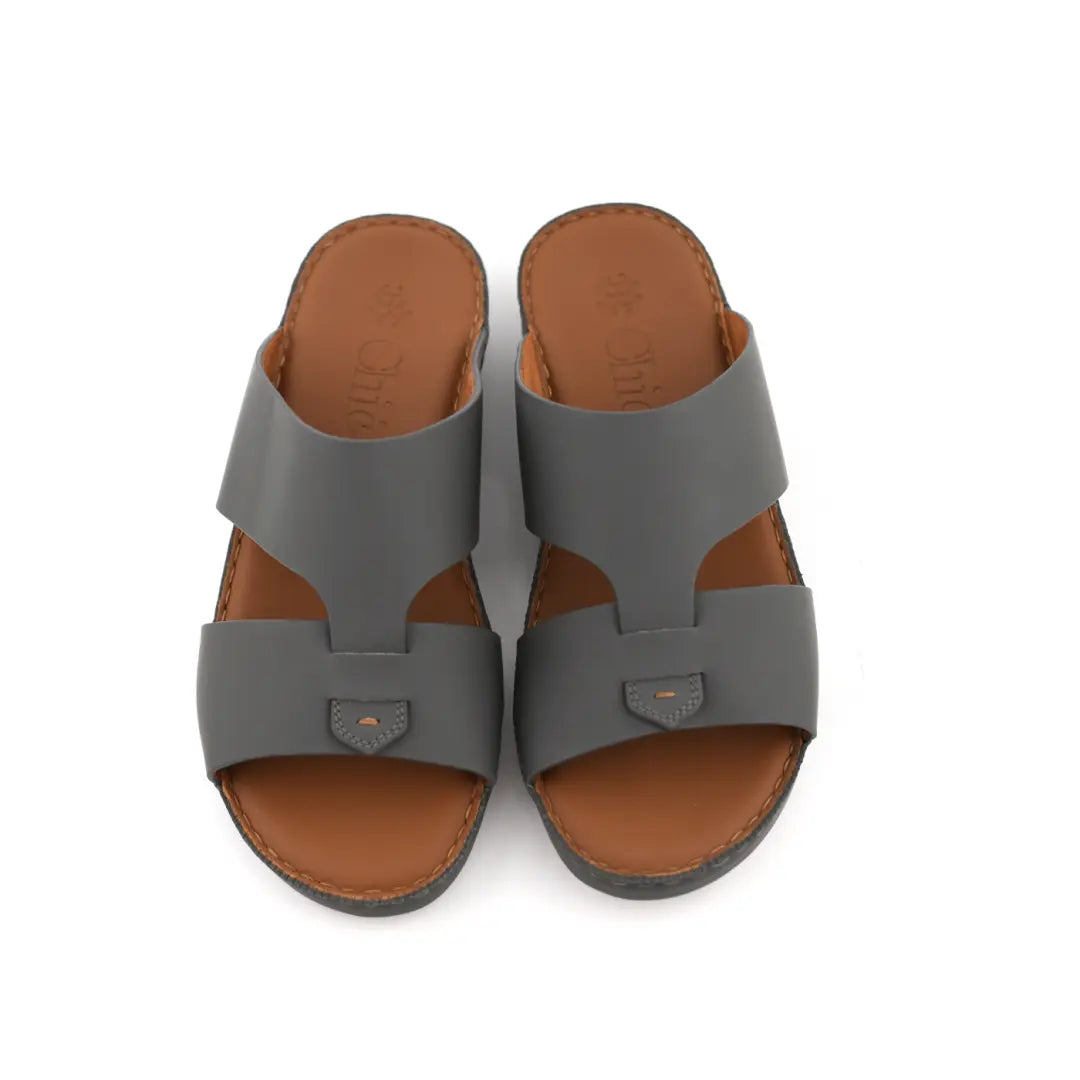 Chic Genuine Nappa Leather Men Sandals