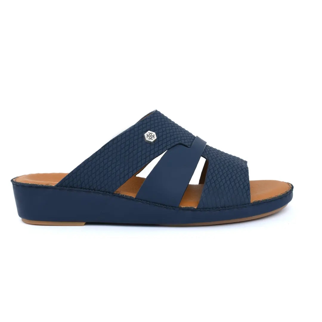 Genuine Calf Leather Rubber Finish Men Sandals