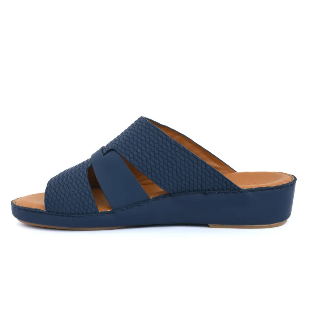 Genuine Calf Leather Rubber Finish Men Sandals