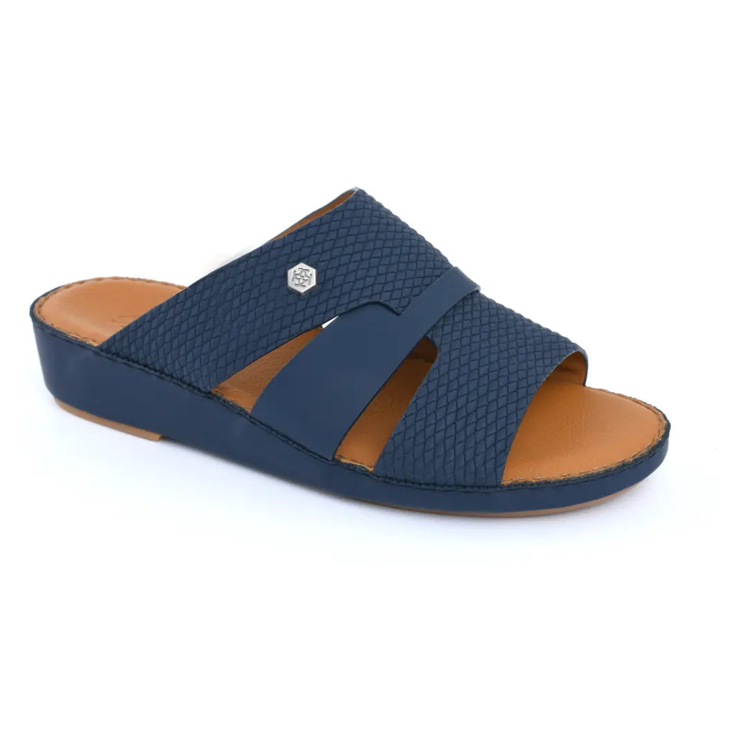 Genuine Calf Leather Rubber Finish Men Sandals