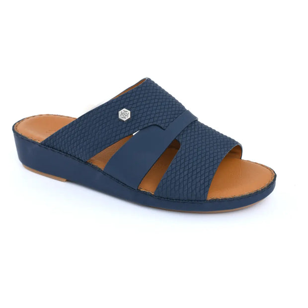 Genuine Calf Leather Rubber Finish Men Sandals