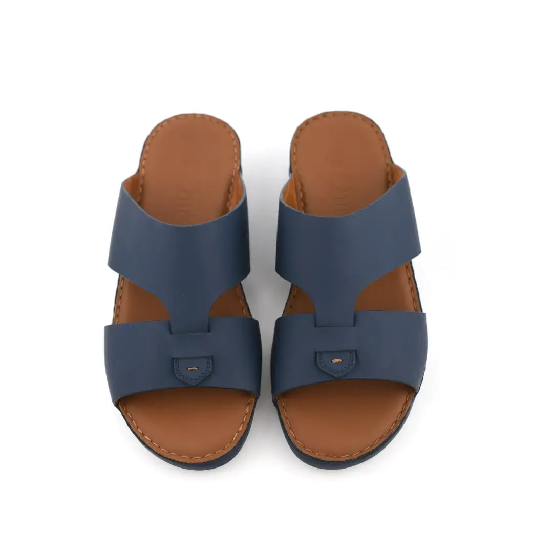 Chic Genuine Nappa Leather Men Sandals