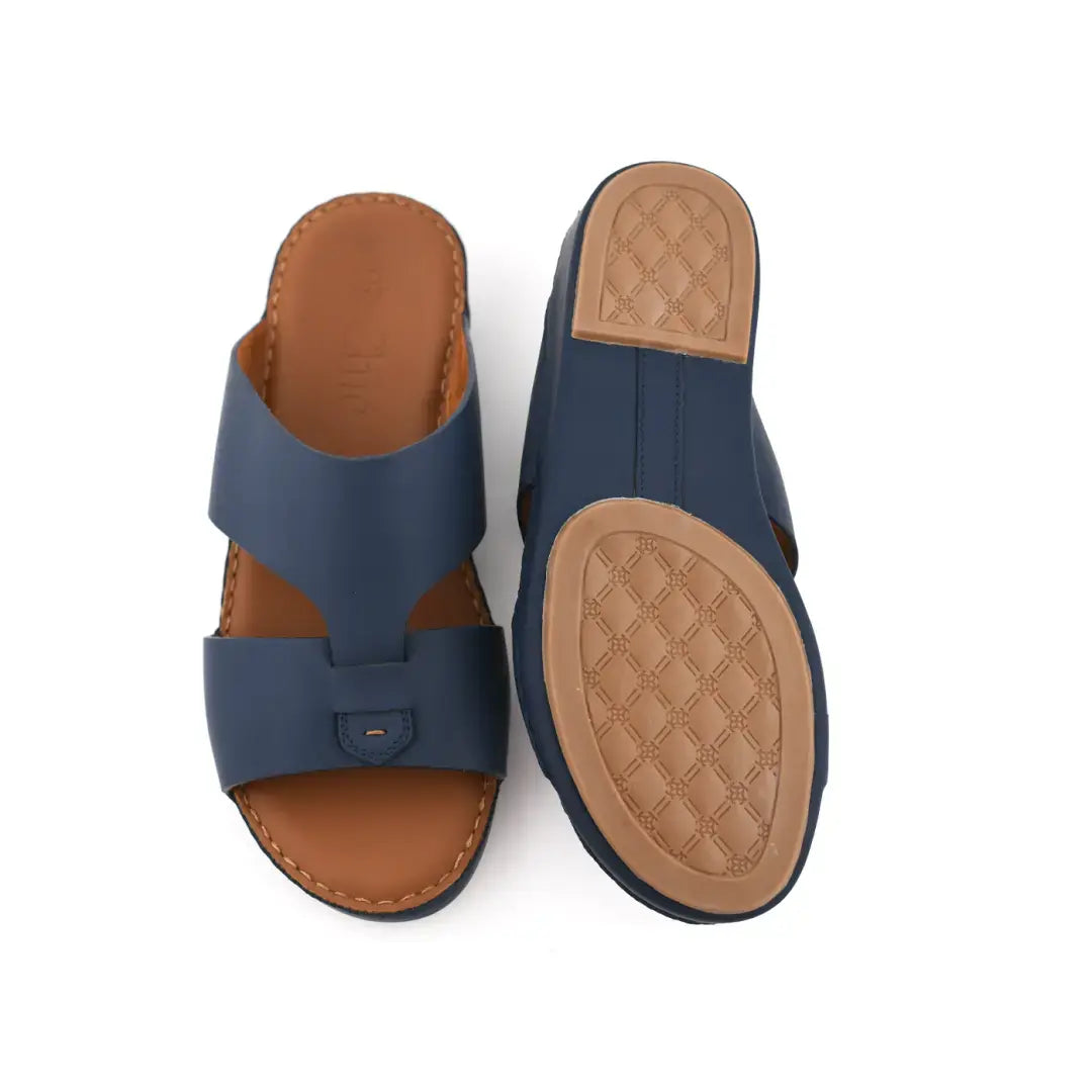 Chic Genuine Nappa Leather Men Sandals