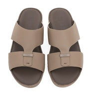 Chic Men Arabic Sandals Saffiano Leather